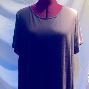 J.Jill Grey knit straight tunic stretch XL